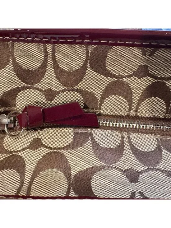 Vtg COACH Purse Legacy Rare Leather Limited Edition Patchwork Suede Tote 1437 - Picture 3 of 16